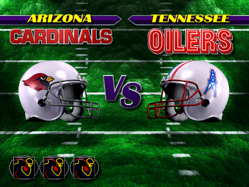 NFL Blitz (Arcade) screenshot: Arizona Cardinals VS Tennessee Oilers