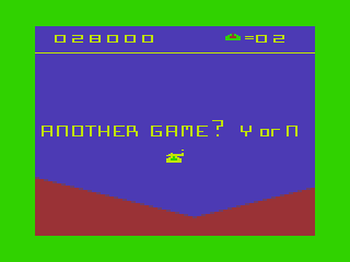Attack (Dragon 32/64) screenshot: Game Over