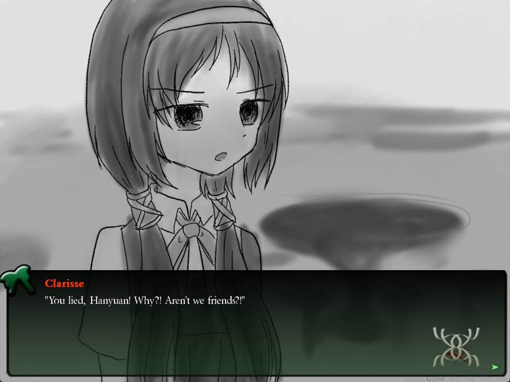 Ribbon of Green (Windows) screenshot: Clarisse couldn't understand why Hanyuan began to lie to her