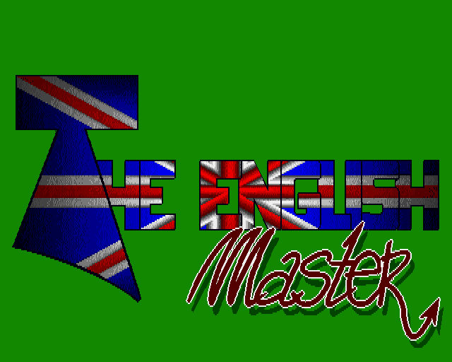 The English Master (Amiga) screenshot: Titke screen