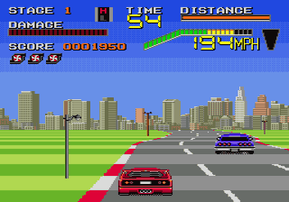 Chase H.Q. II (Genesis) screenshot: Downtown