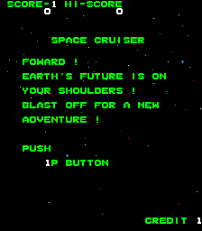 Space Cruiser (Arcade) screenshot: A short introduction.