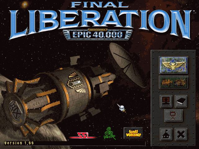 Final Liberation: Warhammer Epic 40,000 (Windows) screenshot: Main Menu