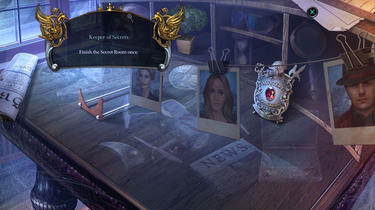 Detectives United III: Timeless Voyage (Collector's Edition) (Windows) screenshot: There are in-game achievements which are awarded automatically. These are displayed here.
