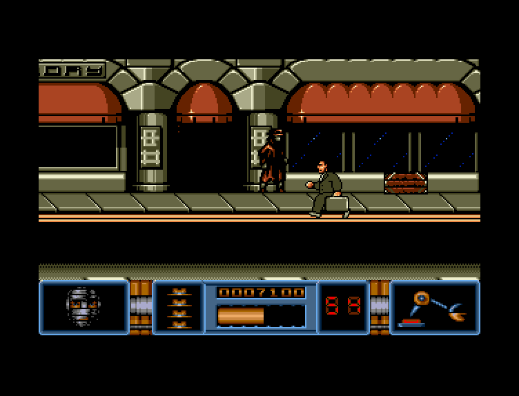 Darkman (Amiga) screenshot: The man with the money!