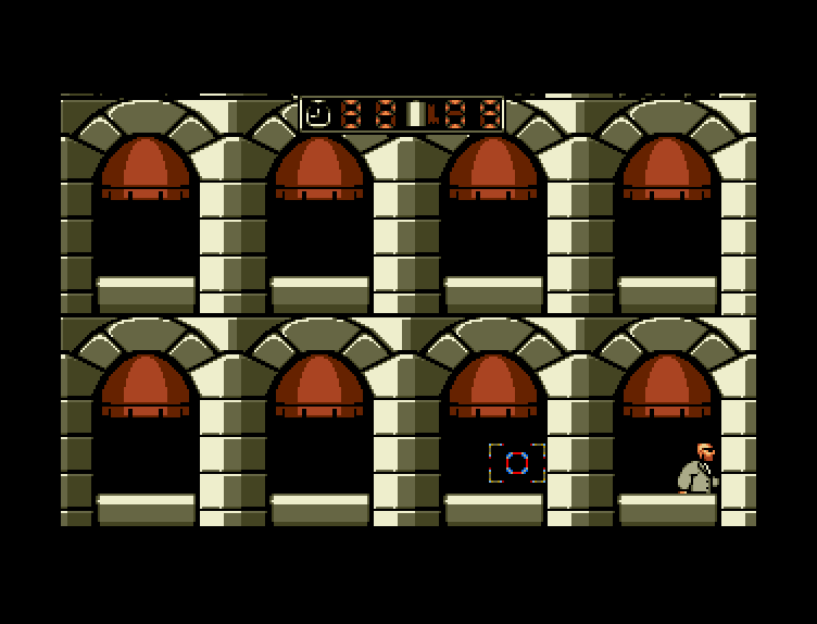 Darkman (Amiga) screenshot: More bad guys to photograph...