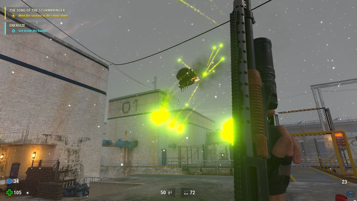 Serious Sam: Siberian Mayhem (Windows) screenshot: A fast, flying enemy