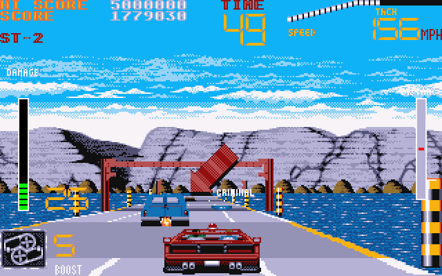 S.C.I.: Special Criminal Investigation (Amiga) screenshot: The van