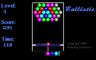 Ballistic (DOS) screenshot: Level 3