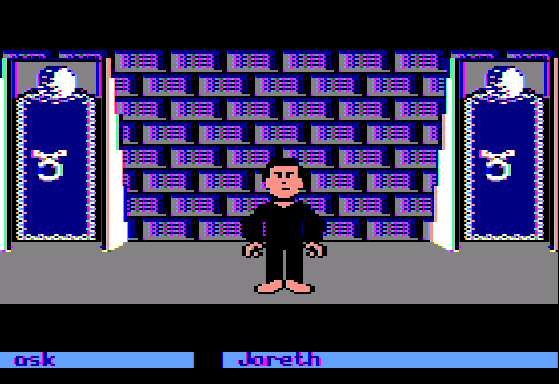 Labyrinth (Apple II) screenshot: Alph & Ralph