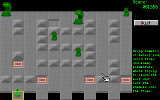 Battle of the Elements (DOS) screenshot: Fox-Hunt, level 2