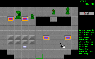 Battle of the Elements (DOS) screenshot: Fox-Hunt, level 3