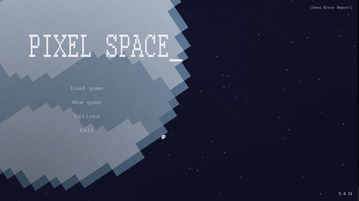 Pixel Space_ (Windows) screenshot: Main menu