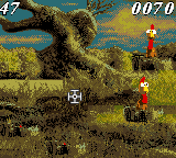 Moorhuhn 2: Die Jagd geht weiter (Game Boy Color) screenshot: Hau das Huhn - Whac-a-Mole with Moorhühner