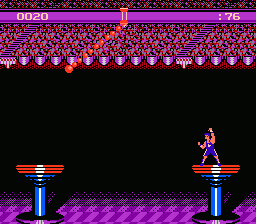 American Gladiators (NES) screenshot: Winning Cannonball