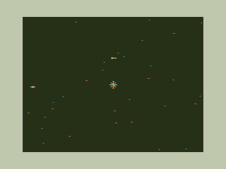 Laser Star (TRS-80 CoCo) screenshot: Battle in Space