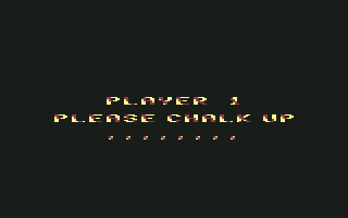 Angle Ball (Commodore 64) screenshot: Name Entry
