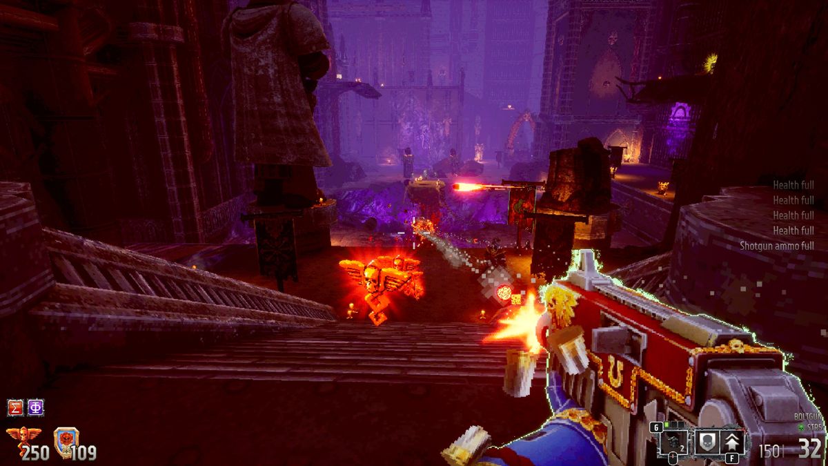 Warhammer 40,000: Boltgun (Windows) screenshot: Arena fight