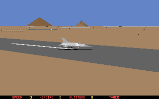 Falcon (Amiga) screenshot: Tower view