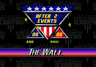 American Gladiators (Genesis) screenshot: Up Next... The Wall