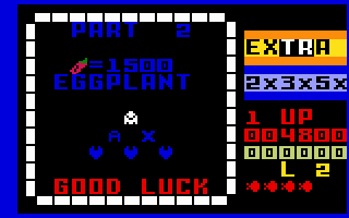 Lady Bug (Intellivision) screenshot: Getting ready for the next round...