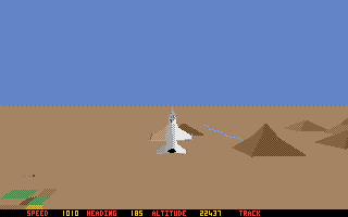 Falcon (Amiga) screenshot: Chase view