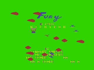 Fury (Dragon 32/64) screenshot: Title Screen