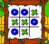 Gobs of Games (Game Boy Color) screenshot: Some good old-fashioned Tic-Tac-Toe.