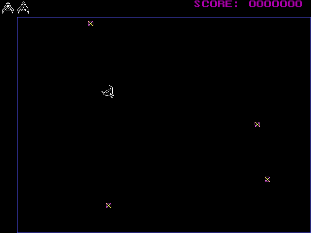 Bandit (DOS) screenshot: Just starting out