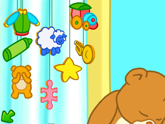 JumpStart Baby (Windows 16-bit) screenshot: Activity selection