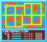 Chase H.Q.: Secret Police (Game Boy Color) screenshot: Map Display