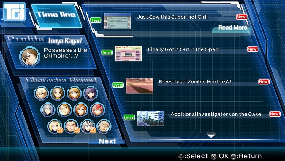 Screenshot of XBlaze Code Embryo (PS Vita, 2014) MobyGames