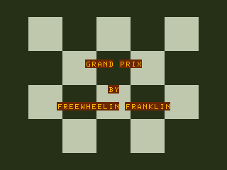 Grand Prix (Dragon 32/64) screenshot: Title Screen