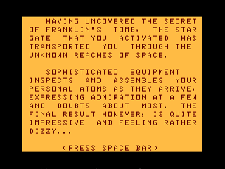 Dan Diamond is Lost in Space (Dragon 32/64) screenshot: Introduction