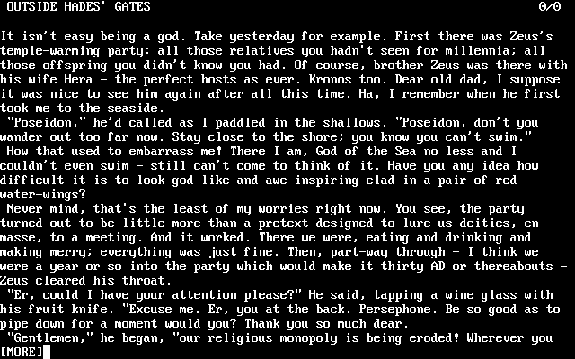 Myth (DOS) screenshot: Introduction