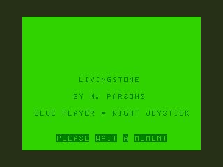 Living Stone (Dragon 32/64) screenshot: Title Screen