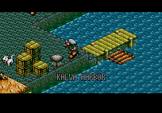 Landstalker (Genesis) screenshot: Harbor