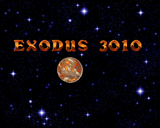 Exodus 3010: The First Chapter (Amiga) screenshot: Title screen