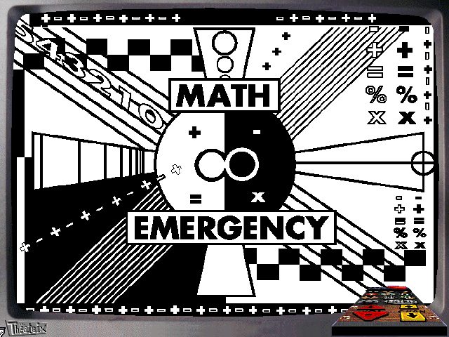Math Heads (Windows 3.x) screenshot: One of the commercial when switching channels