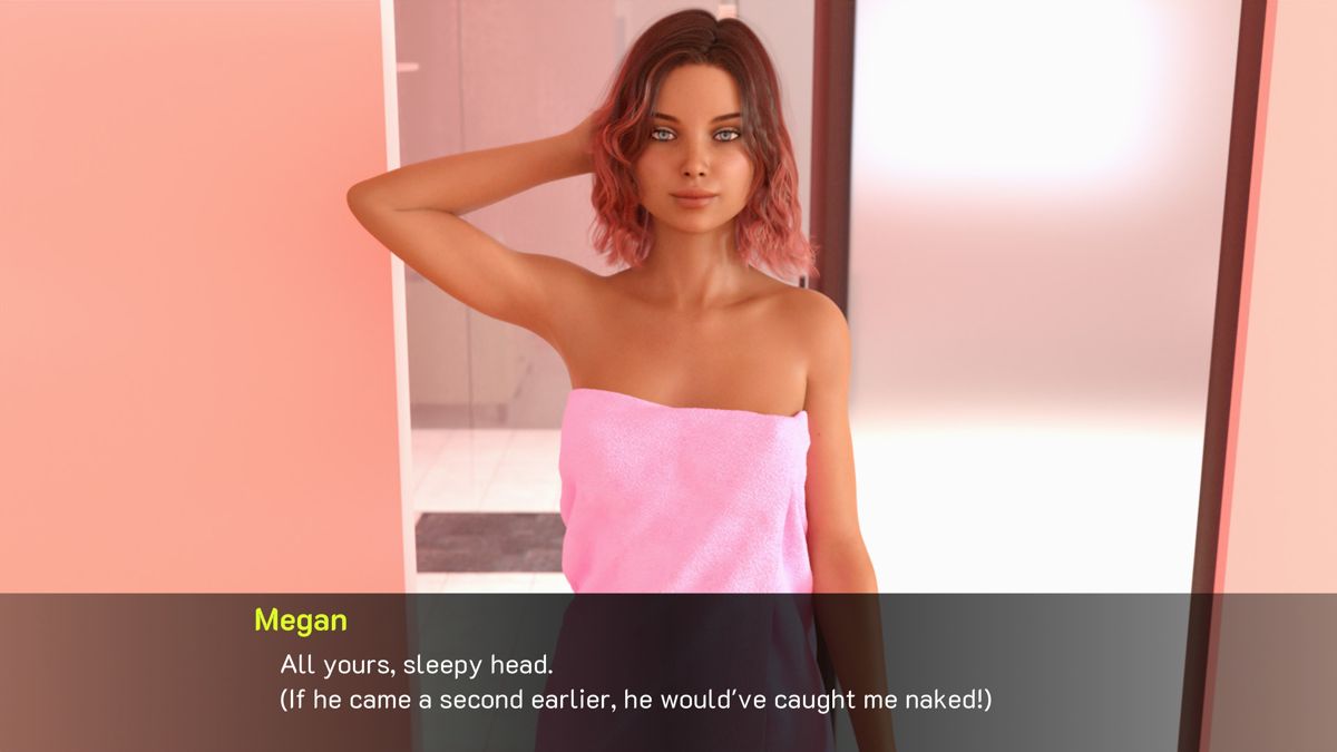 Lust Theory: Season 1 (Windows) screenshot: Megan is giving off clues for the next loop
