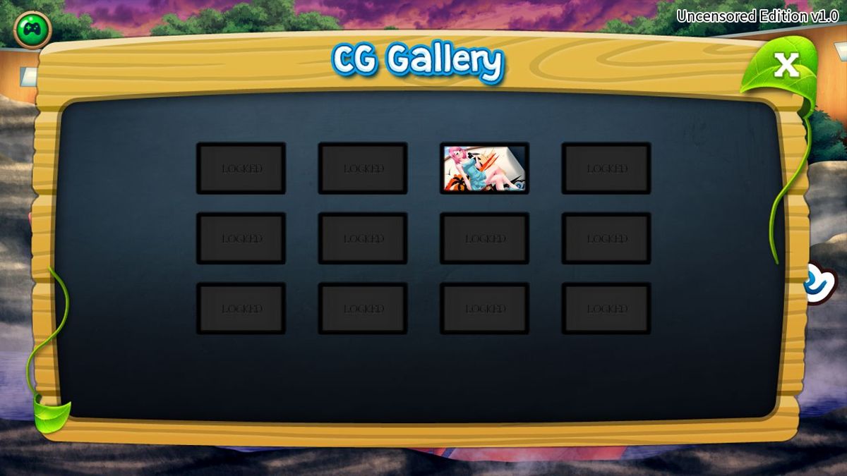 Beauty Bounce (Windows) screenshot: The game's CG gallery