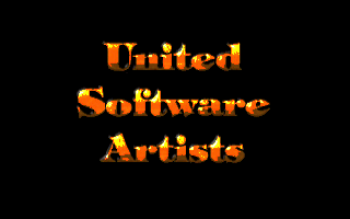 Amulets & Armor (DOS) screenshot: United Software Artists company logo