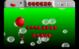 Cool Spot (DOS) screenshot: Coolness Bonus