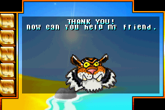 Animal Snap: Rescue Them 2 by 2 (Game Boy Advance) screenshot: Thanks to you for helping