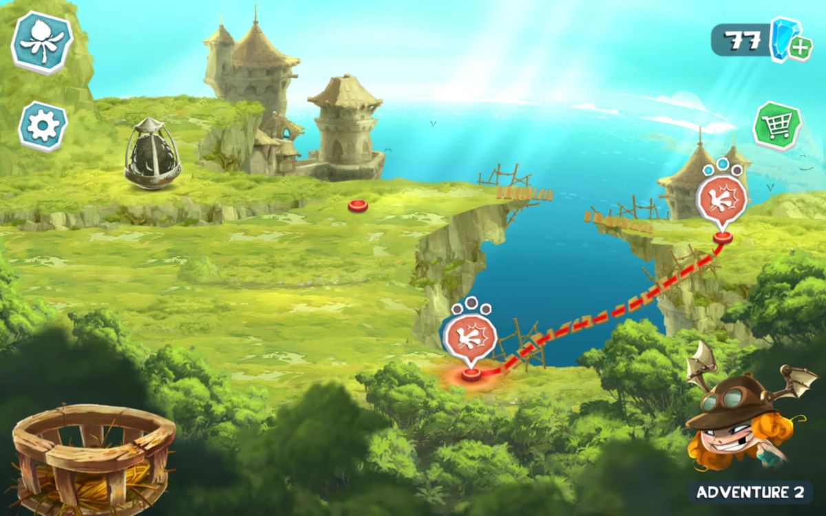 Screenshot of Rayman Adventures (Android, 2015) - MobyGames