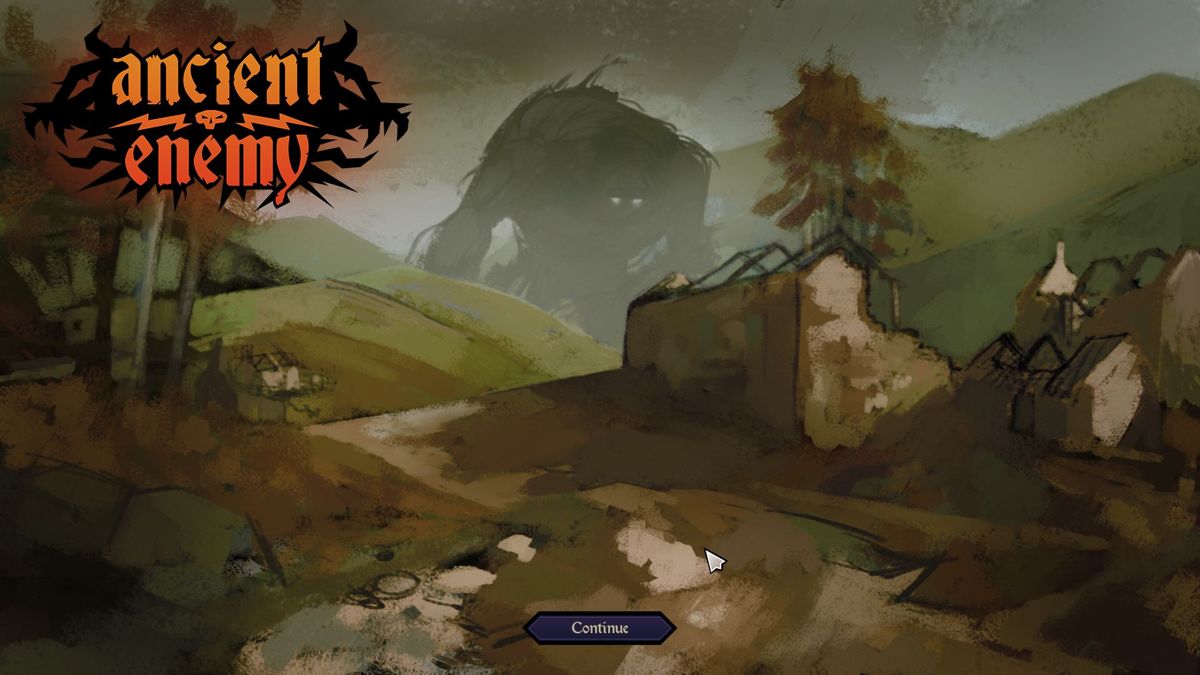Ancient Enemy (Windows) screenshot: The title screen