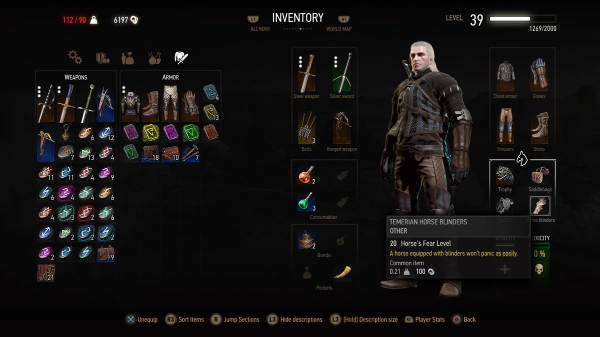 Screenshot Of The Witcher 3: Wild Hunt - Temerian Armor Set 