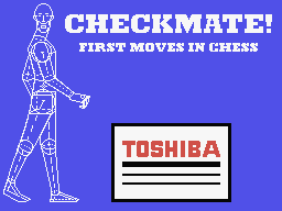 Checkmate! First Moves in Chess (MSX) screenshot: Loading Screen.