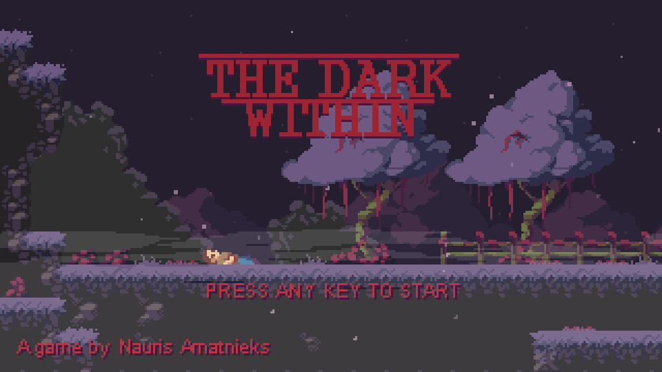 The Dark Within (Windows) screenshot: Title screen