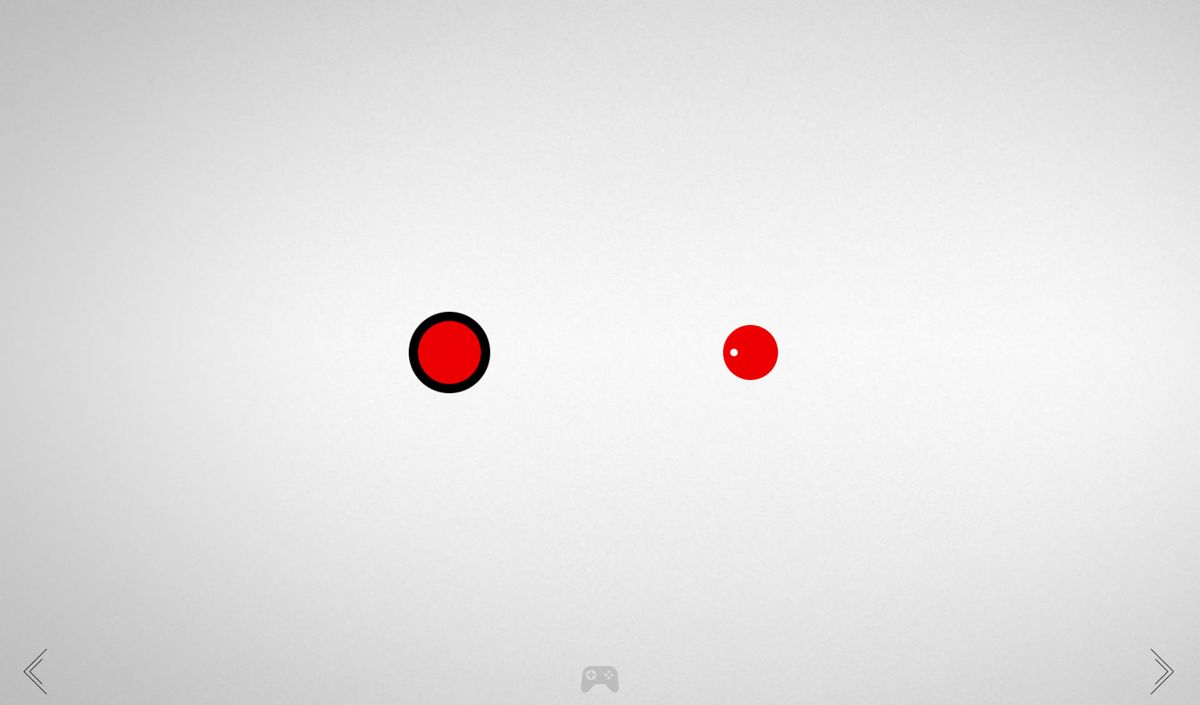 Blek (Android) screenshot: Two red dots